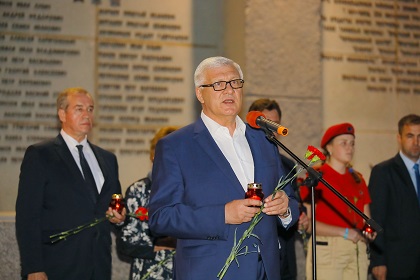 Сергей Брилка принял участие в акции "Свеча памяти"
